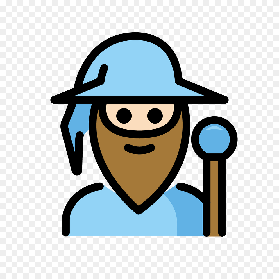 Man Mage Emoji Clipart, Clothing, Hardhat, Helmet, People Png