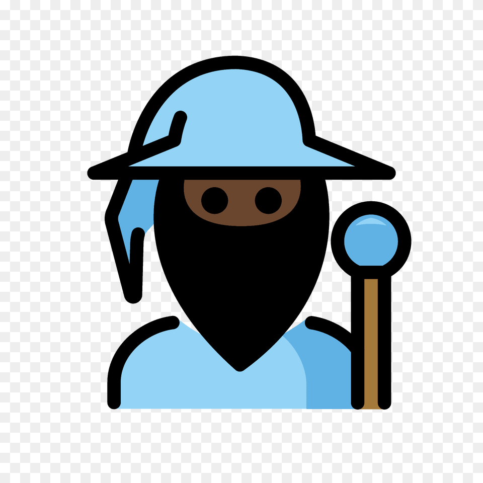 Man Mage Emoji Clipart, Clothing, Hardhat, Helmet, People Png Image