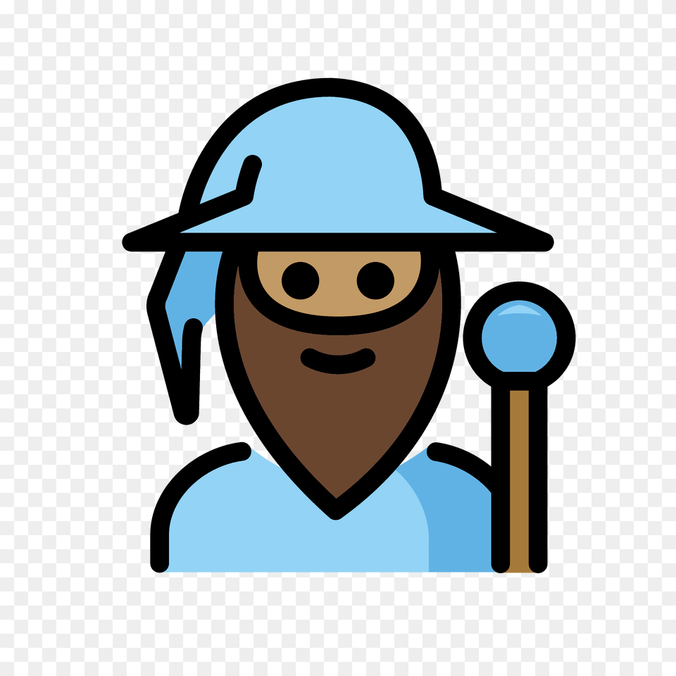 Man Mage Emoji Clipart, Clothing, Hardhat, Helmet, People Free Png