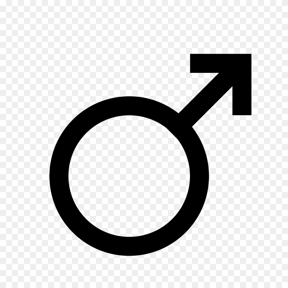 Man Male Sign Silouhette, Gray Free Png