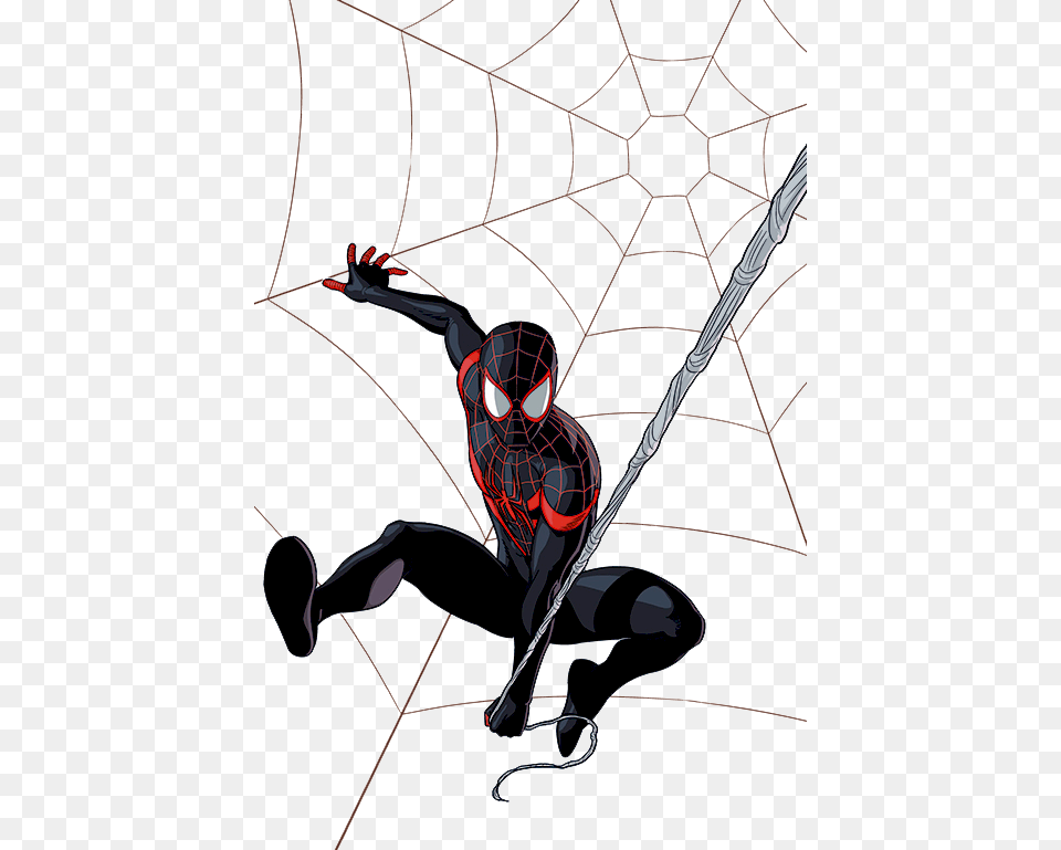 Man Miles Morales Clipart Chris Samnee Miles Morales, Person, Cartoon Png