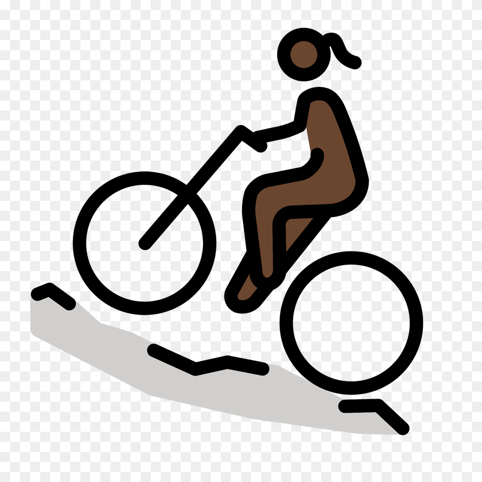 Man Mountain Biking Emoji Clipart, Bicycle, Transportation, Vehicle, Dynamite Png Image