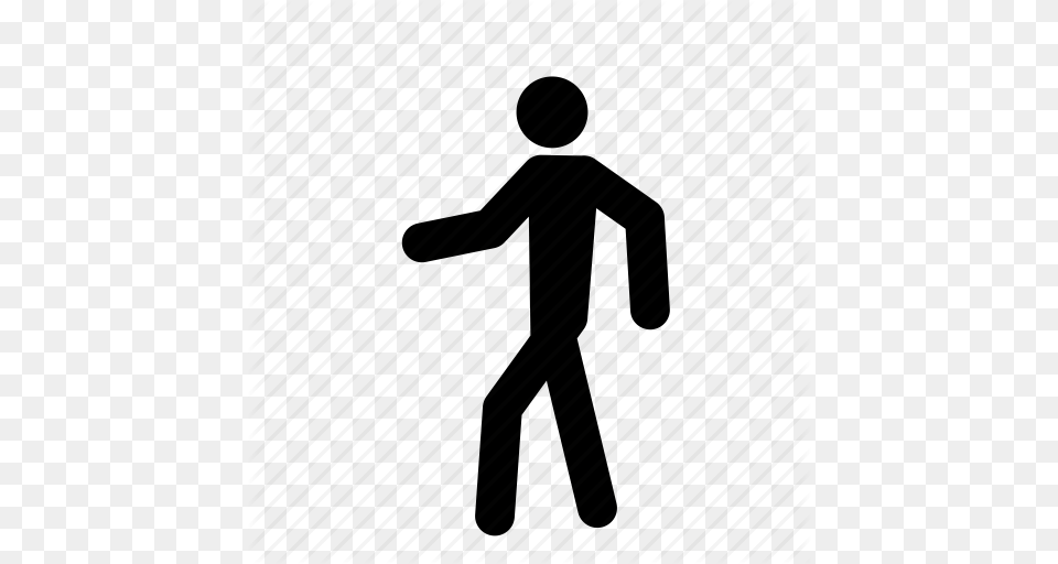 Man Move People Person Run Walk Walking Icon, Silhouette, Martial Arts, Sport Png Image