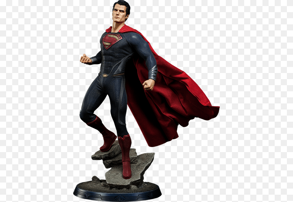Man Of Steel, Figurine, Adult, Female, Person Free Transparent Png