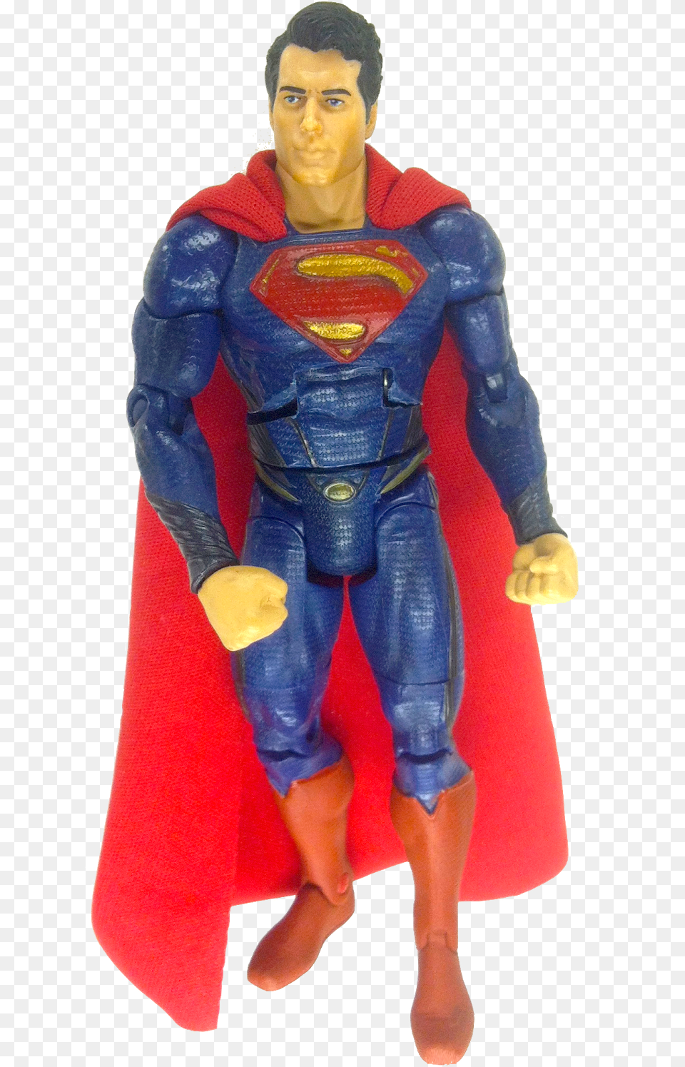 Man Of Steel Action Figure, Cape, Clothing, Adult, Person Free Png