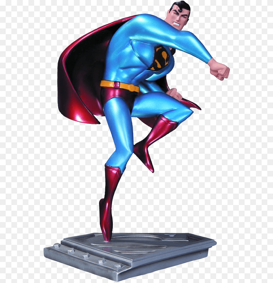 Man Of Steel Animated Series Dc Collectibles Superman The Man Of Steel Superman, Adult, Female, Person, Woman Free Png