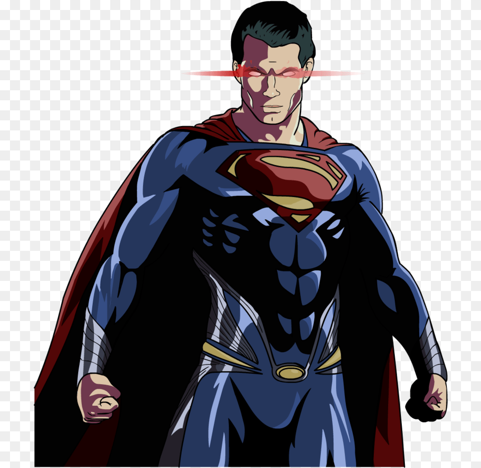 Man Of Steel By Theiyoume Free Stock Man Of Steel Vector, Adult, Male, Person, Face Png Image