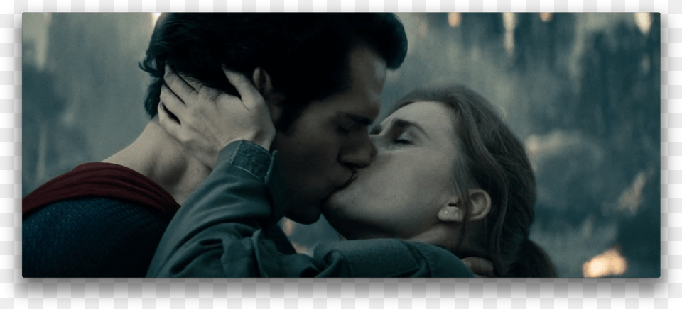 Man Of Steel Kiss, Romantic, Person, Kissing, Adult Png Image