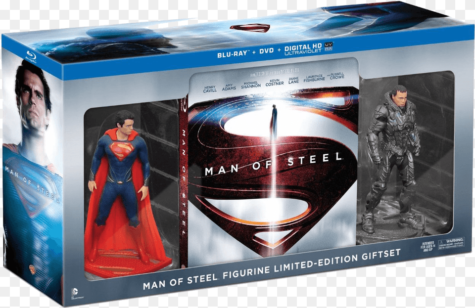 Man Of Steel Set Wonder Woman Blu Ray Collector39s Edition, Adult, Person, Male, Female Free Png Download