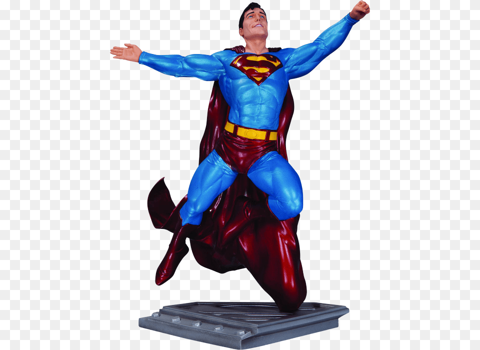 Man Of Steel Statue By Gary Frank Gary Frank Superman Statue, Adult, Male, Person Png