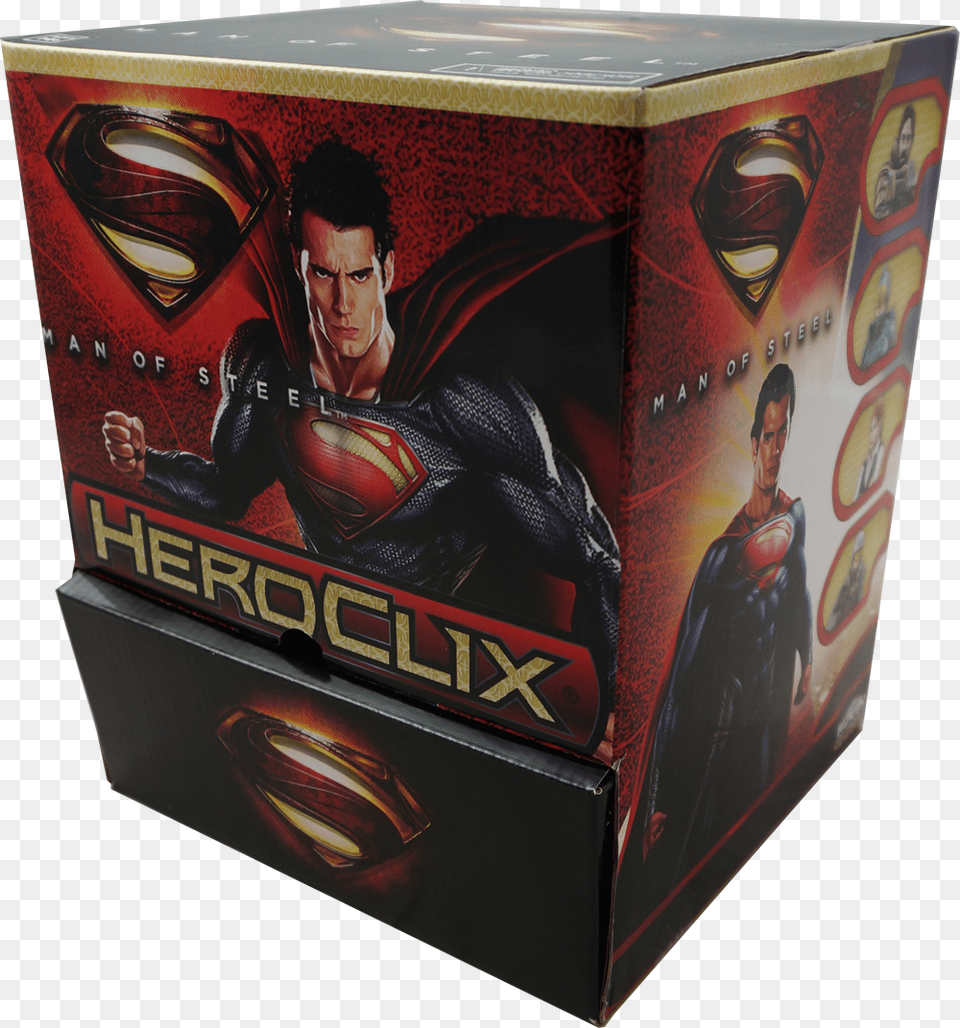 Man Of Steel Superman, Adult, Box, Male, Person Png