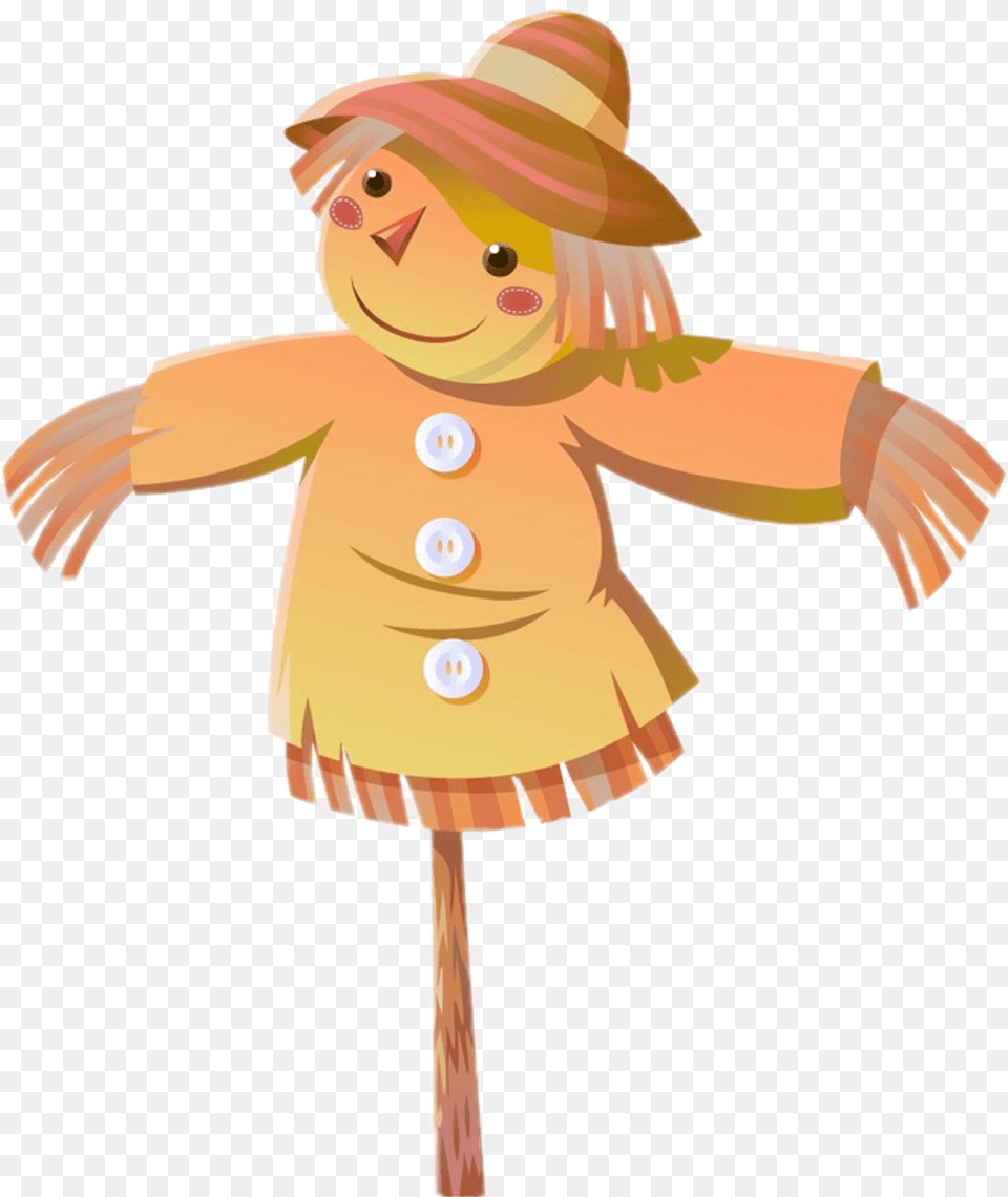 Man Of Straw Clipart Scarecrow, Baby, Person, Food Free Png Download