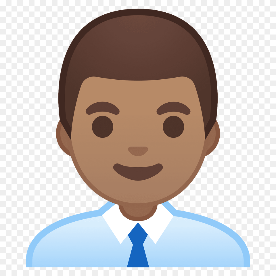 Man Office Worker Emoji Clipart, Accessories, Portrait, Photography, Person Png Image