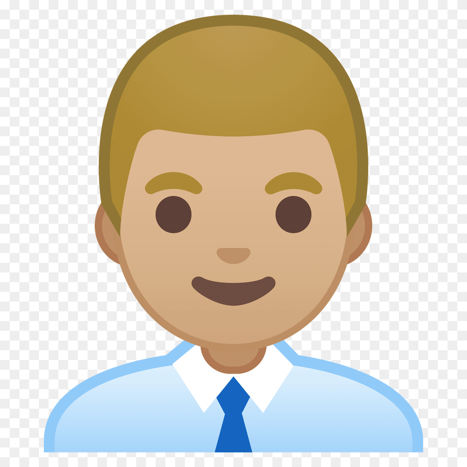 Man Office Worker Emoji Clipart, Accessories, Portrait, Photography, Person Png