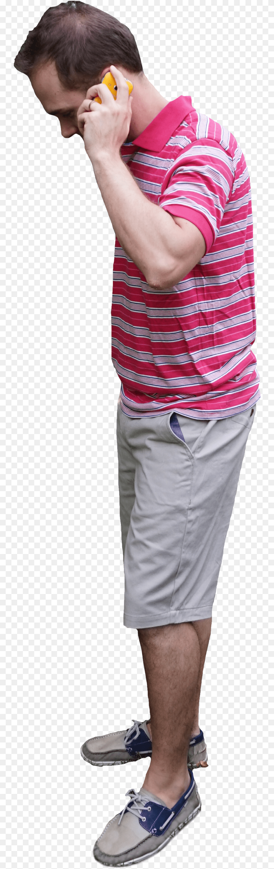 Man On The Phone Person Using Phone, Teen, Boy, Clothing, Shorts Png Image