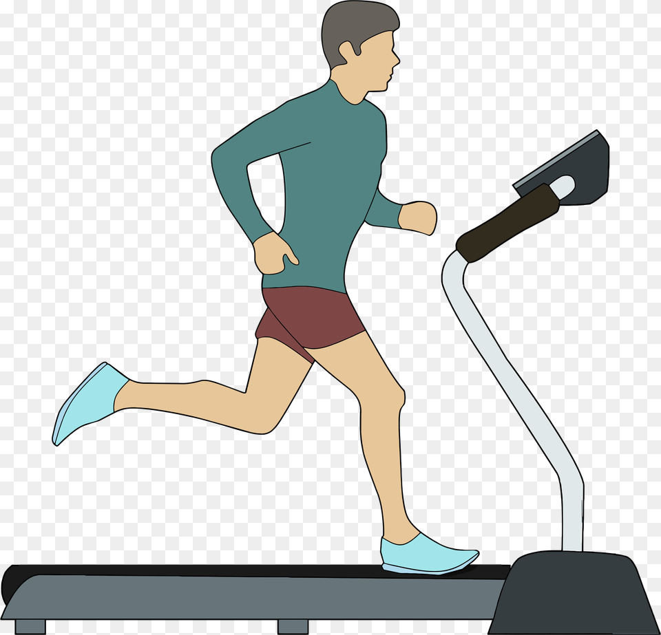 Man On Treadmill Clip Arts Treadmill Clipart, Adult, Person, Male, Footwear Free Png