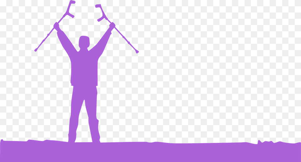 Man Overcoming Difficulties Silhouette, Purple, Person, Photography, People Png