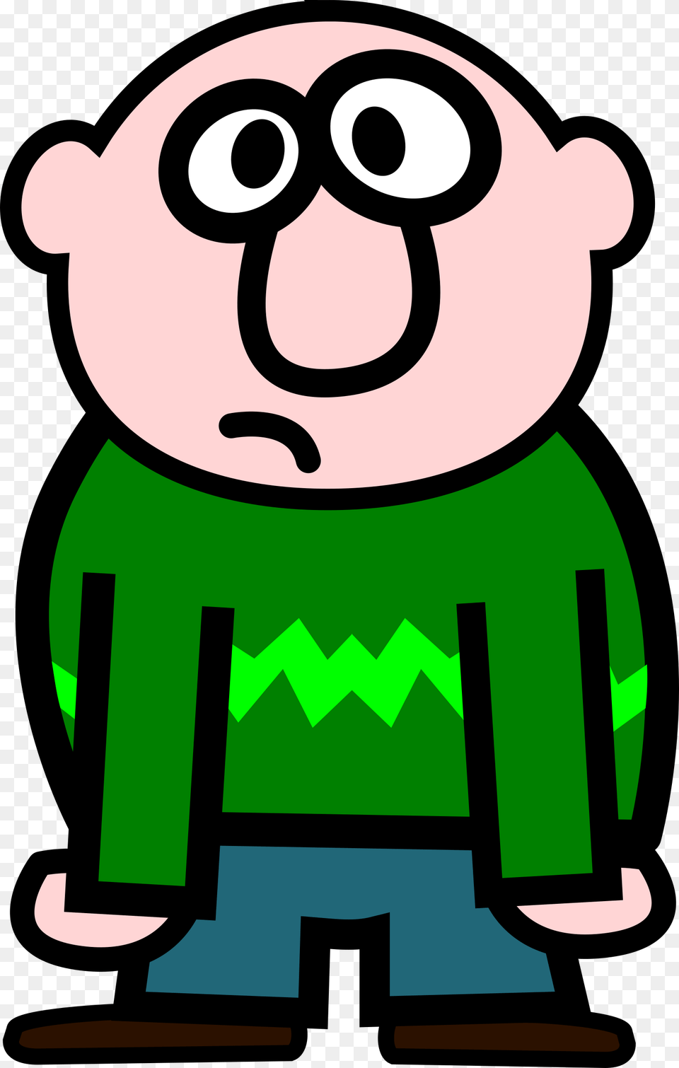 Man People Bored Unhappy Cartoon Human Face Cartoon Sad Person, Animal, Bear, Mammal, Wildlife Free Png