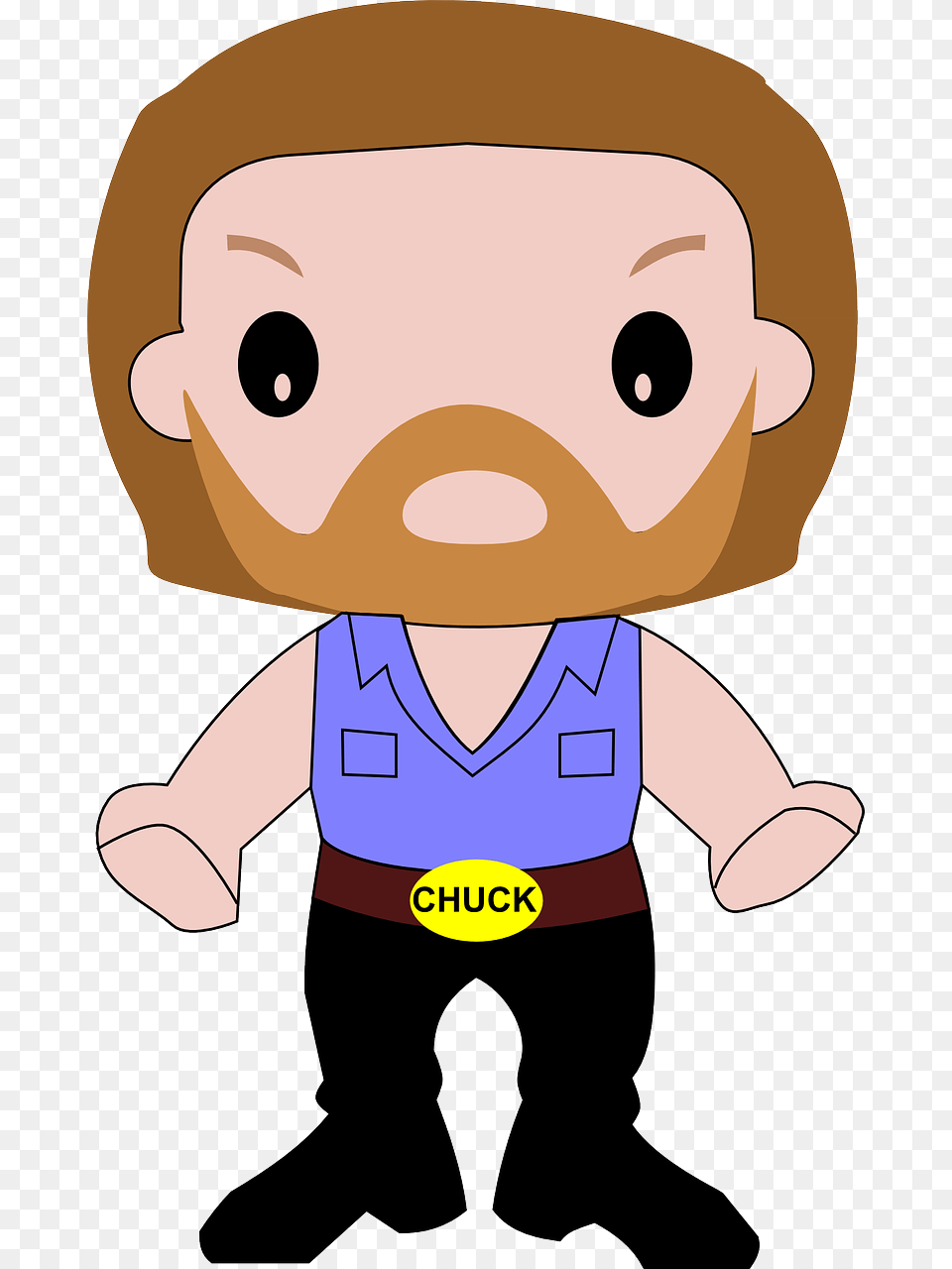 Man Person Chuck Norris Fighter Chuck Norris Clipart, Baby, Face, Head, Plush Free Transparent Png