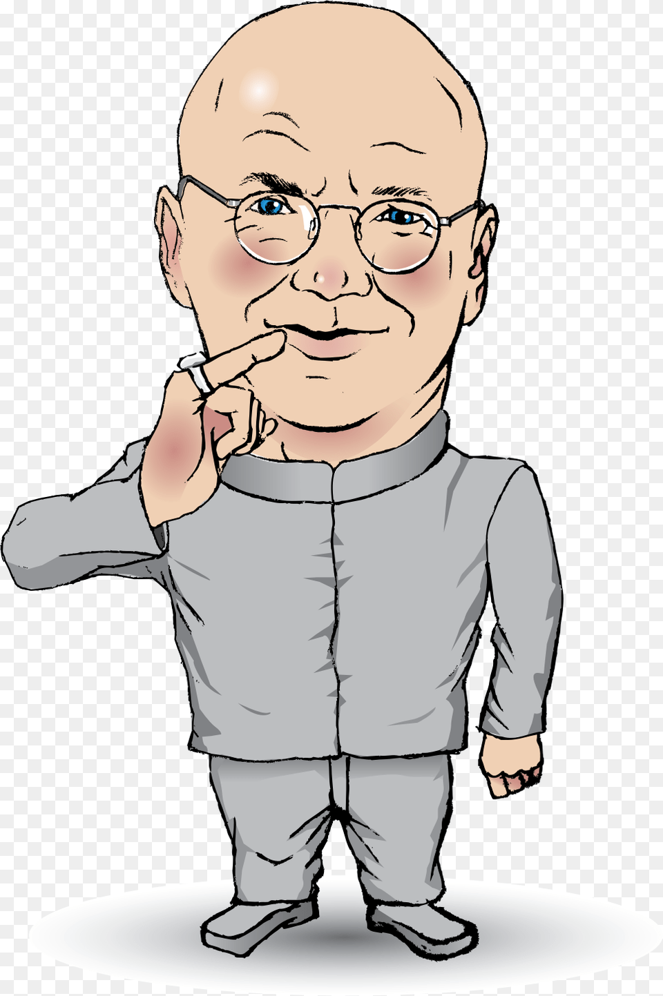 Man Person Google Search Vector Graphic On Pixabay Cartoon Doctor Evil, Baby, Publication, Book, Comics Free Png
