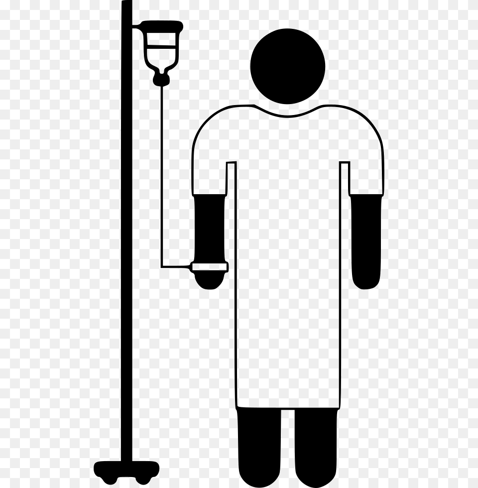 Man Person Patient Hospital Comments Patient Clipart, Clothing, Coat, Stencil, Smoke Pipe Png Image