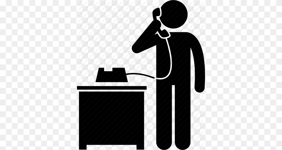 Man Person Phone Talking Icon, Architecture, Building Free Transparent Png