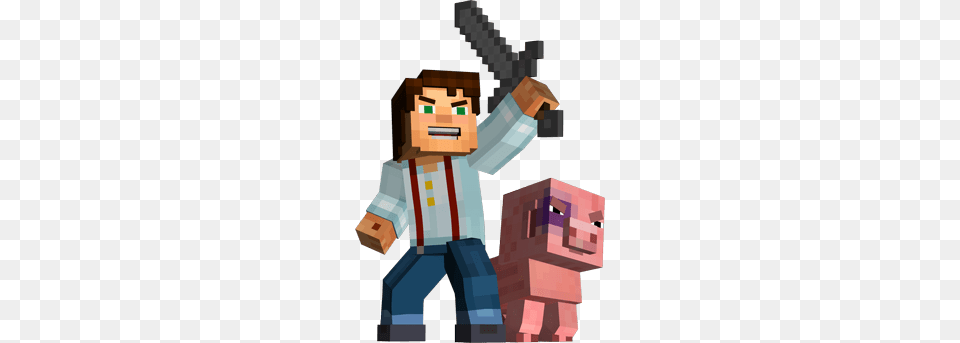 Man Pig Minecraft Png Image