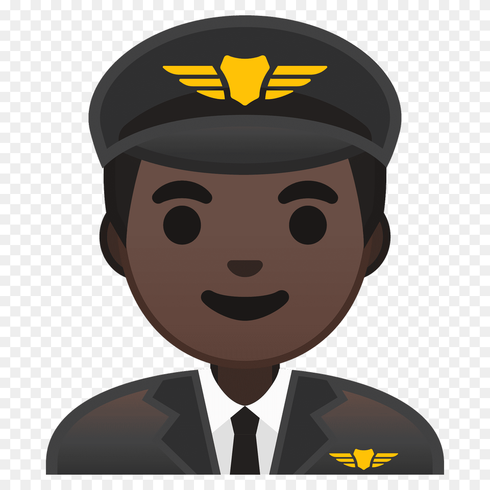 Man Pilot Emoji Clipart, Cap, Captain, Clothing, Person Free Png Download