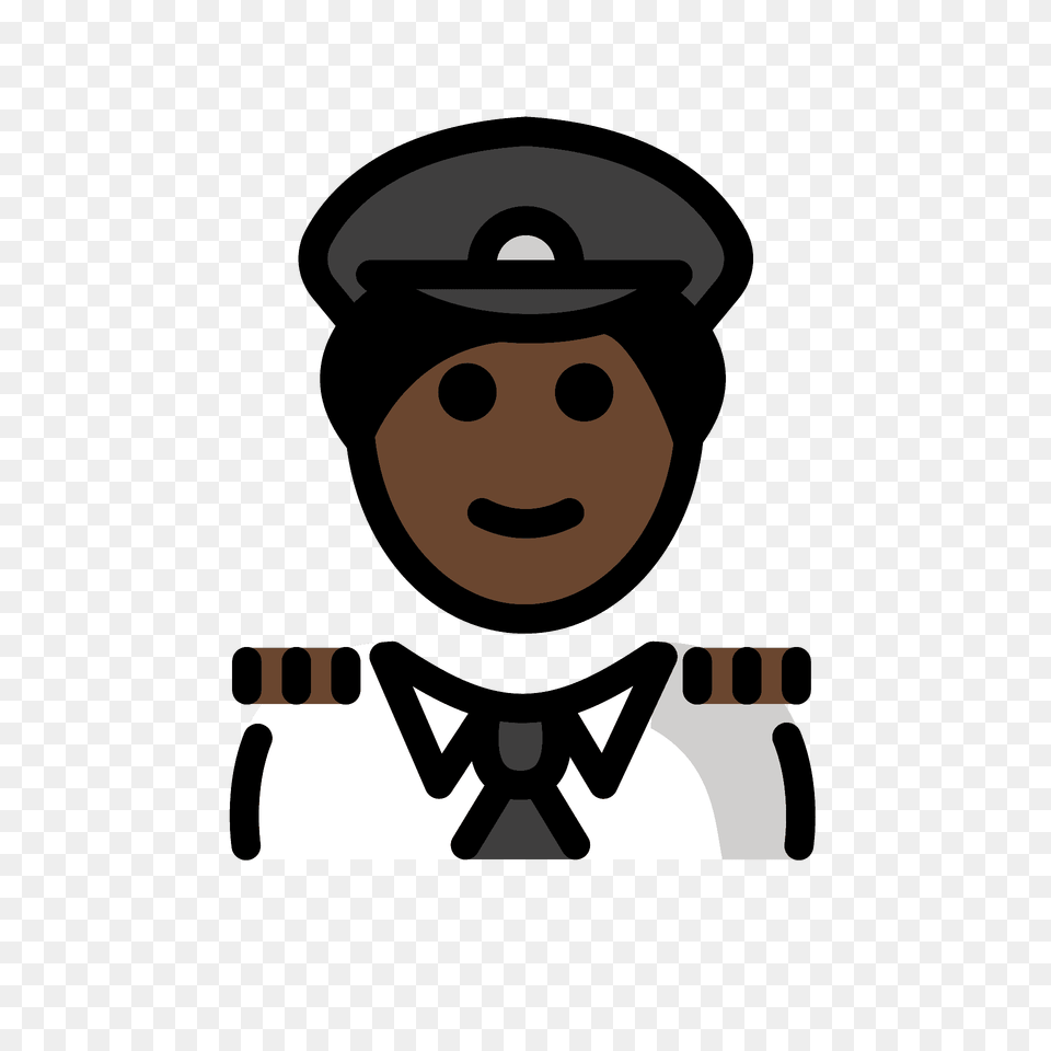 Man Pilot Emoji Clipart, Captain, Officer, Person, People Free Transparent Png