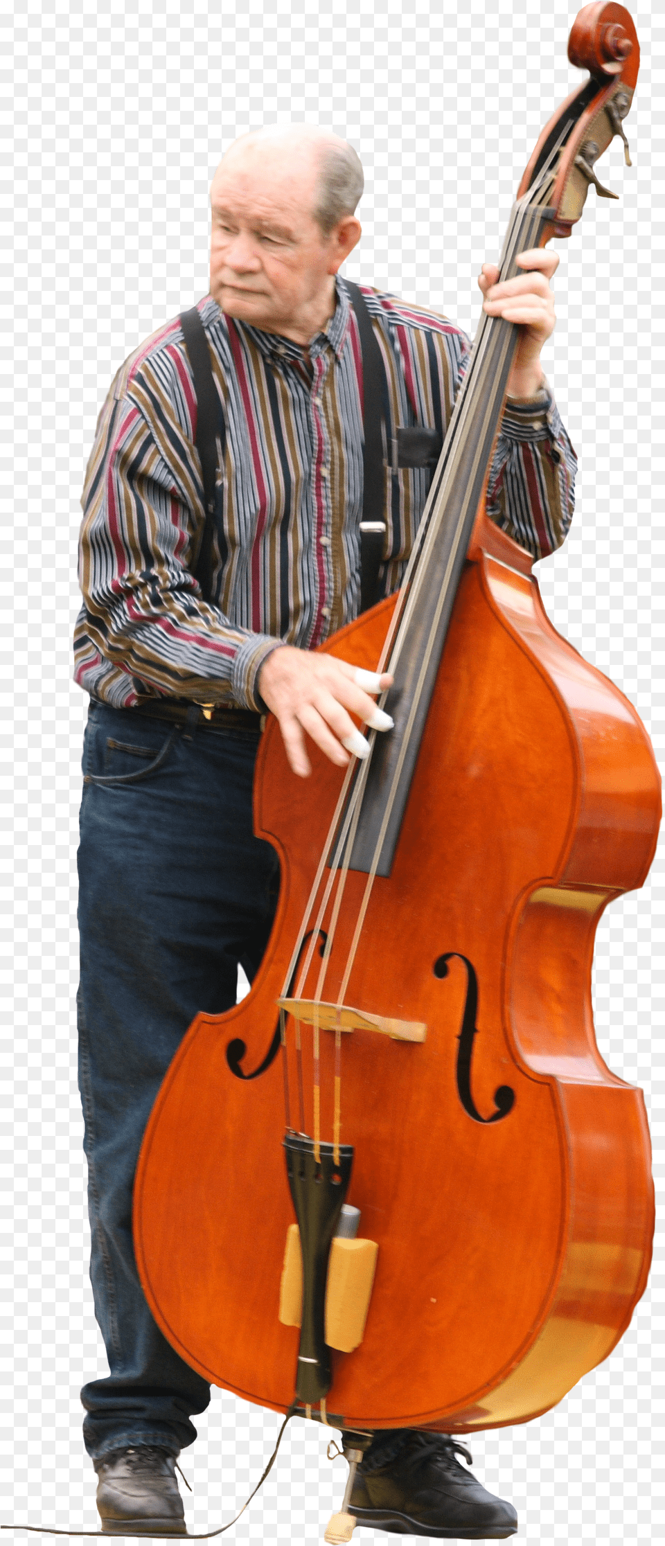 Man Playing Bass Png Image
