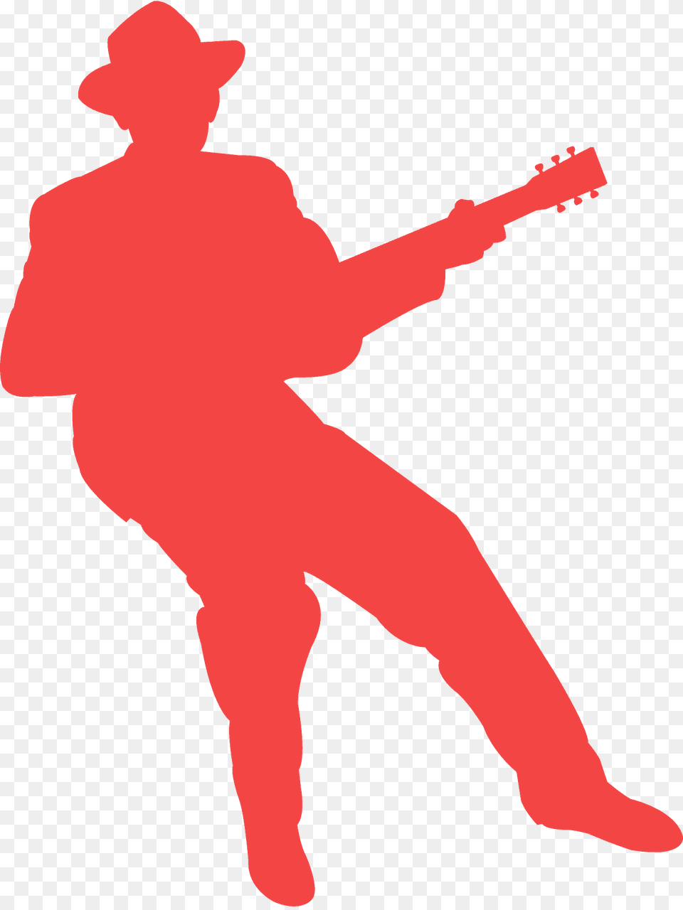 Man Playing Guitar Silhouette, Person Free Png