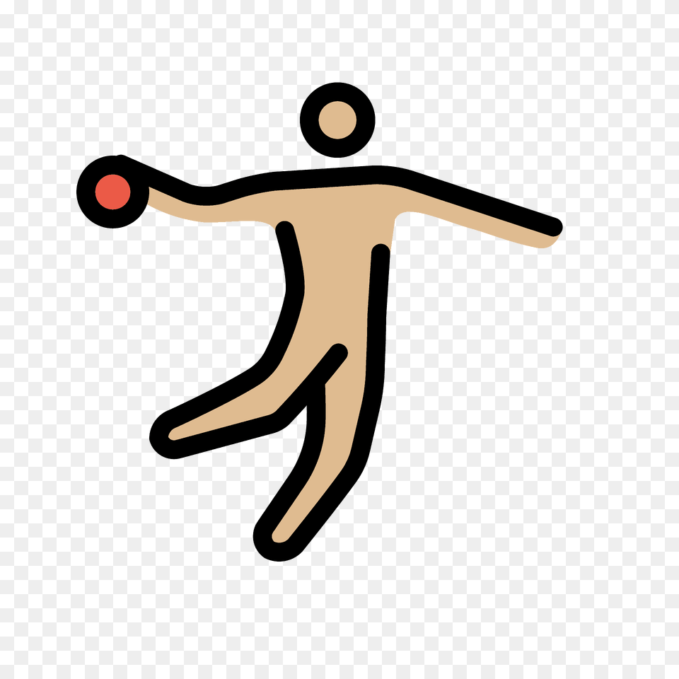 Man Playing Handball Emoji Clipart, People, Person Png Image