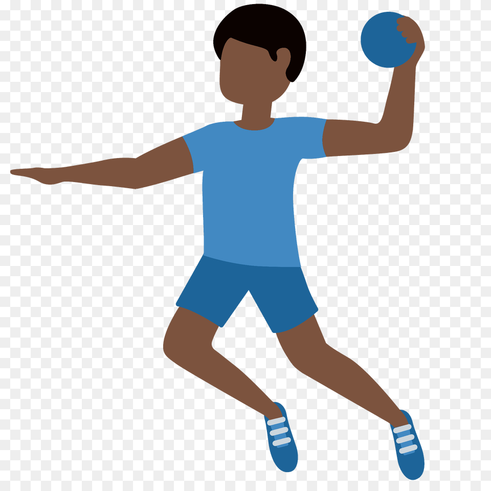 Man Playing Handball Emoji Clipart, Ball, Sport, Person, Male Png