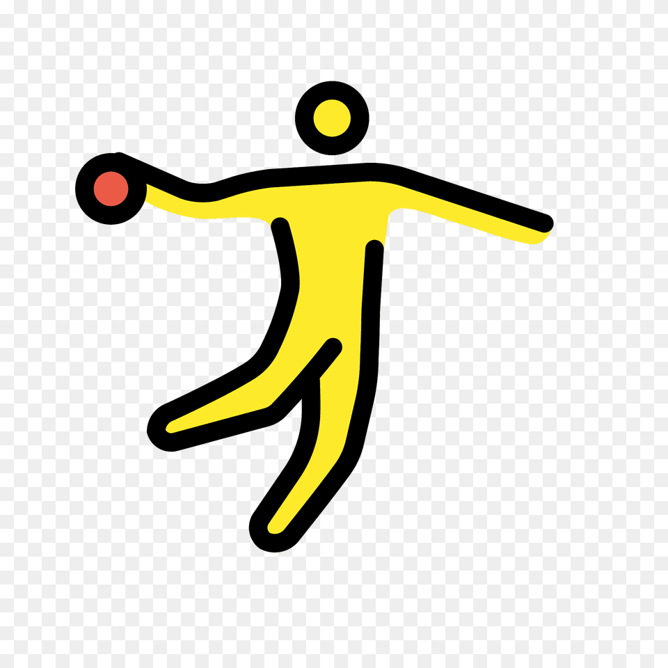 Man Playing Handball Emoji Clipart Free Png