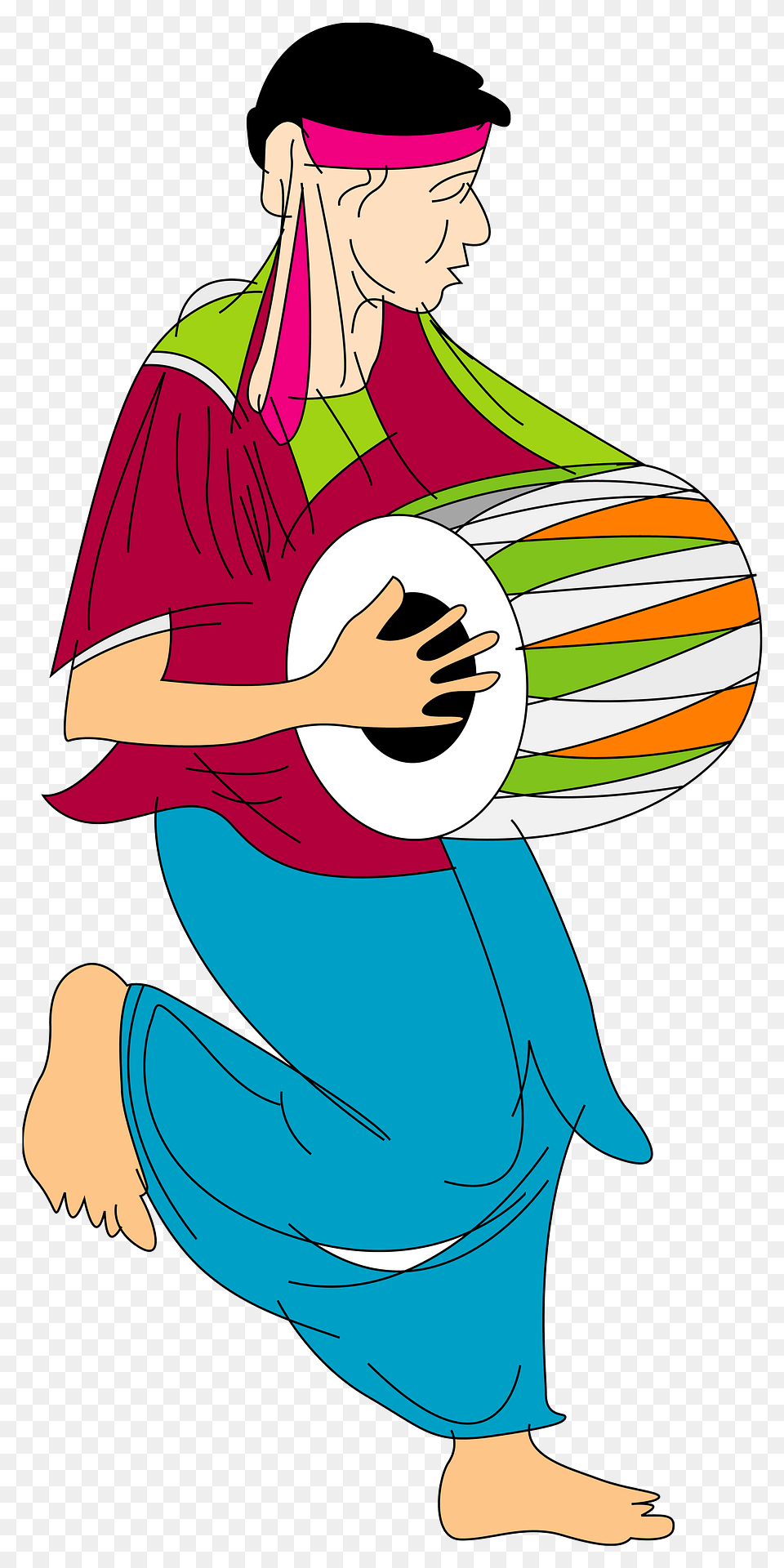 Man Playing The Drums Clipart, Adult, Female, Person, Woman Png