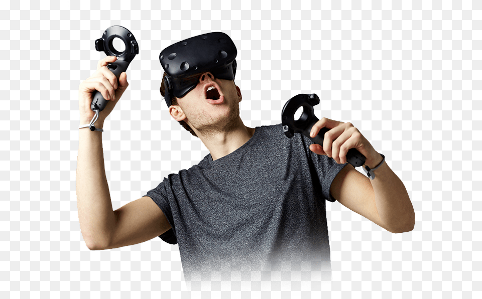 Man Playing Vr Virtual Reality Vr Htc Vive, Body Part, Person, Finger, Hand Png