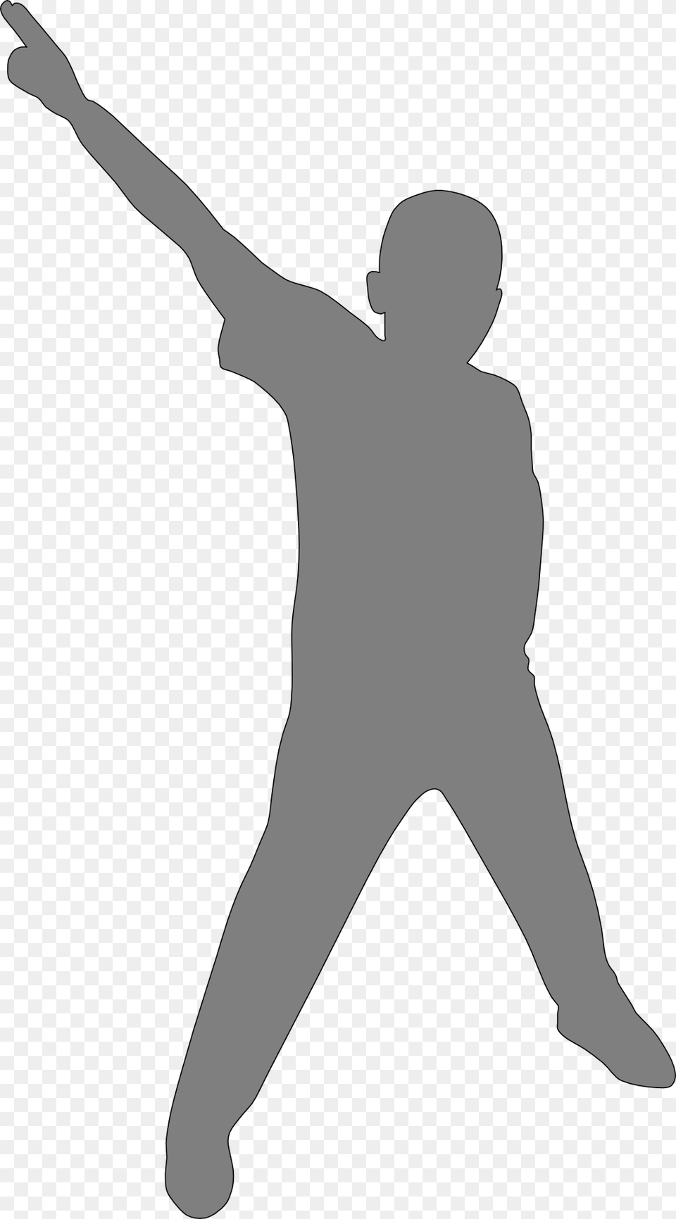 Man Pointing Finger Upward Boy Dancing Silhouette, Adult, Male, Person, Martial Arts Png