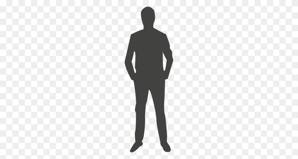 Man Pointing Silhouette Clipart, Adult, Male, Person, Standing Free Png