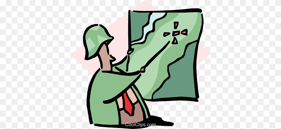 Man Pointing To Map Royalty Vector Clip Art Illustration Free Png Download