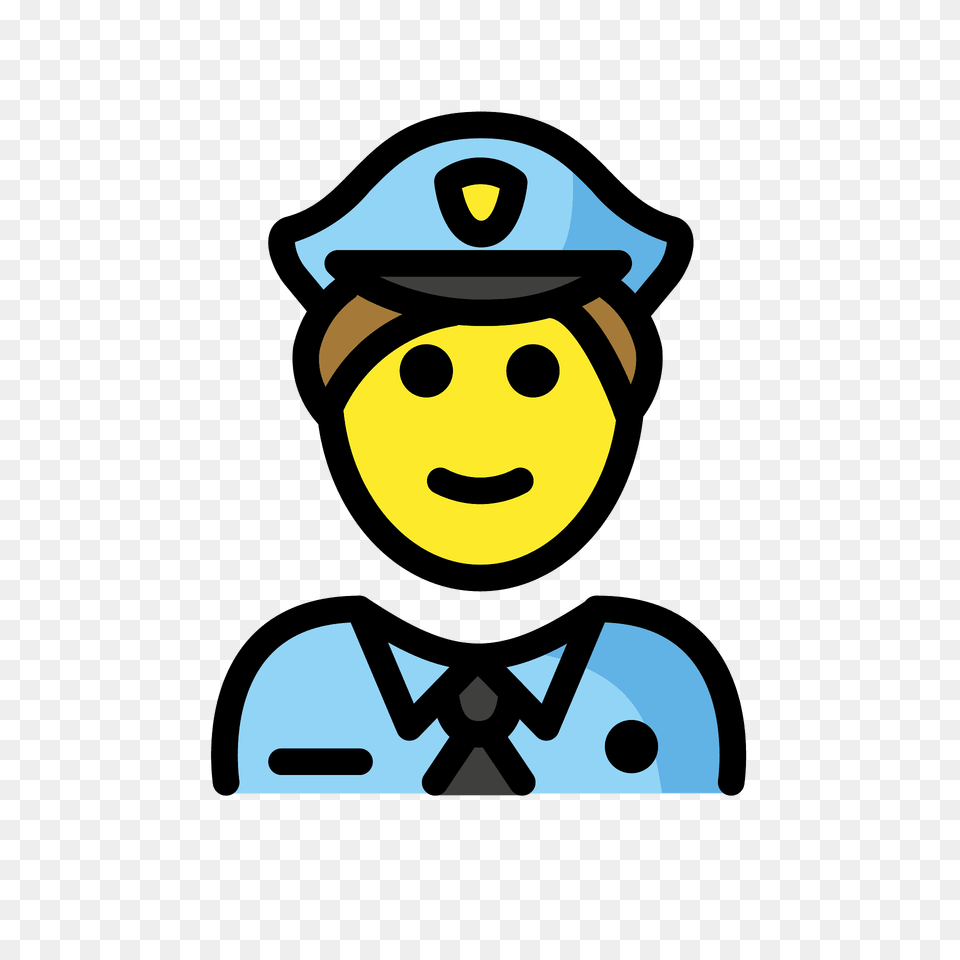 Man Police Officer Emoji Clipart, Helmet Free Png