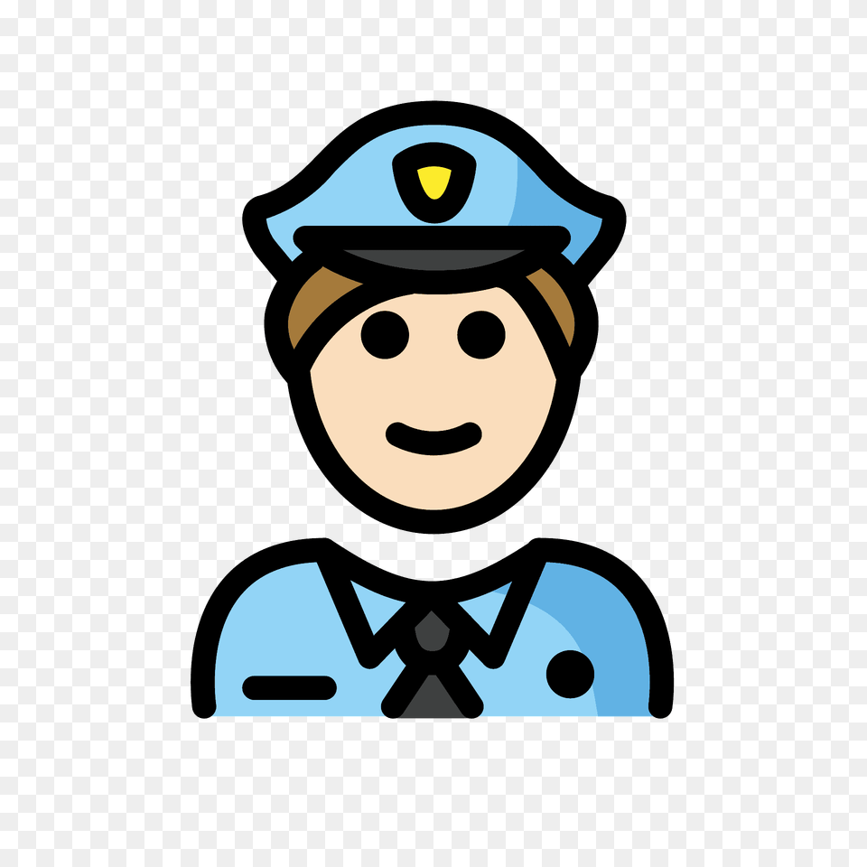 Man Police Officer Emoji Clipart, Captain, Person, Cartoon Free Png Download