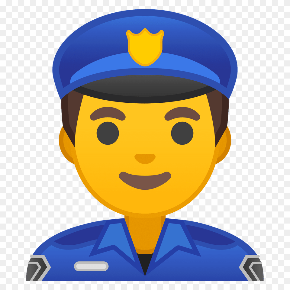 Man Police Officer Emoji Clipart, Baby, Person, Face, Head Free Transparent Png