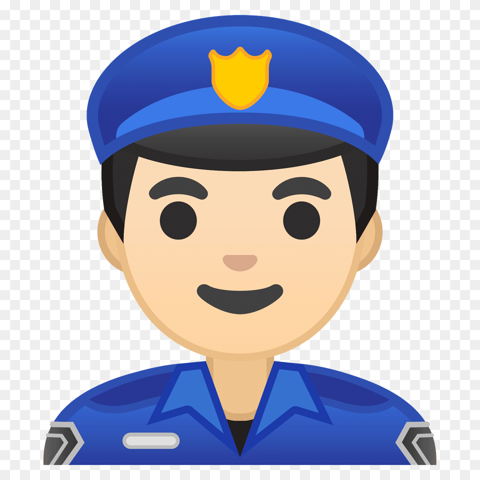 Man Police Officer Emoji Clipart, Captain, Person, Cap, Clothing Png