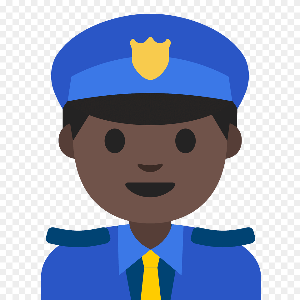 Man Police Officer Emoji Clipart, Baby, Person, Captain, Face Png
