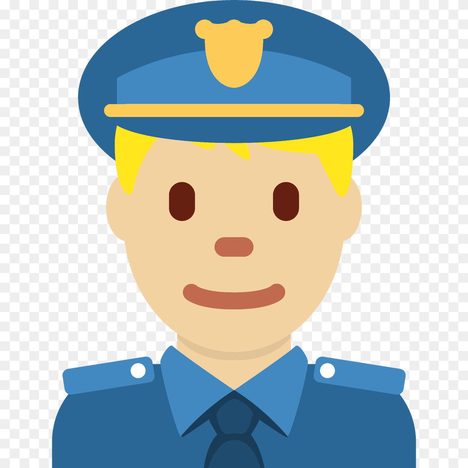 Man Police Officer Emoji Clipart, Captain, Person, Baby, Face Png