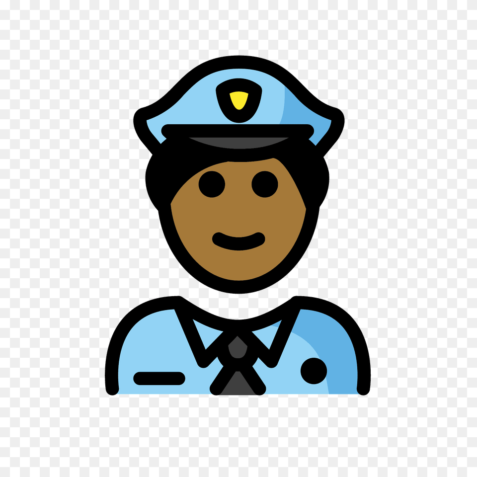 Man Police Officer Emoji Clipart, Captain, Person, Cartoon Free Png