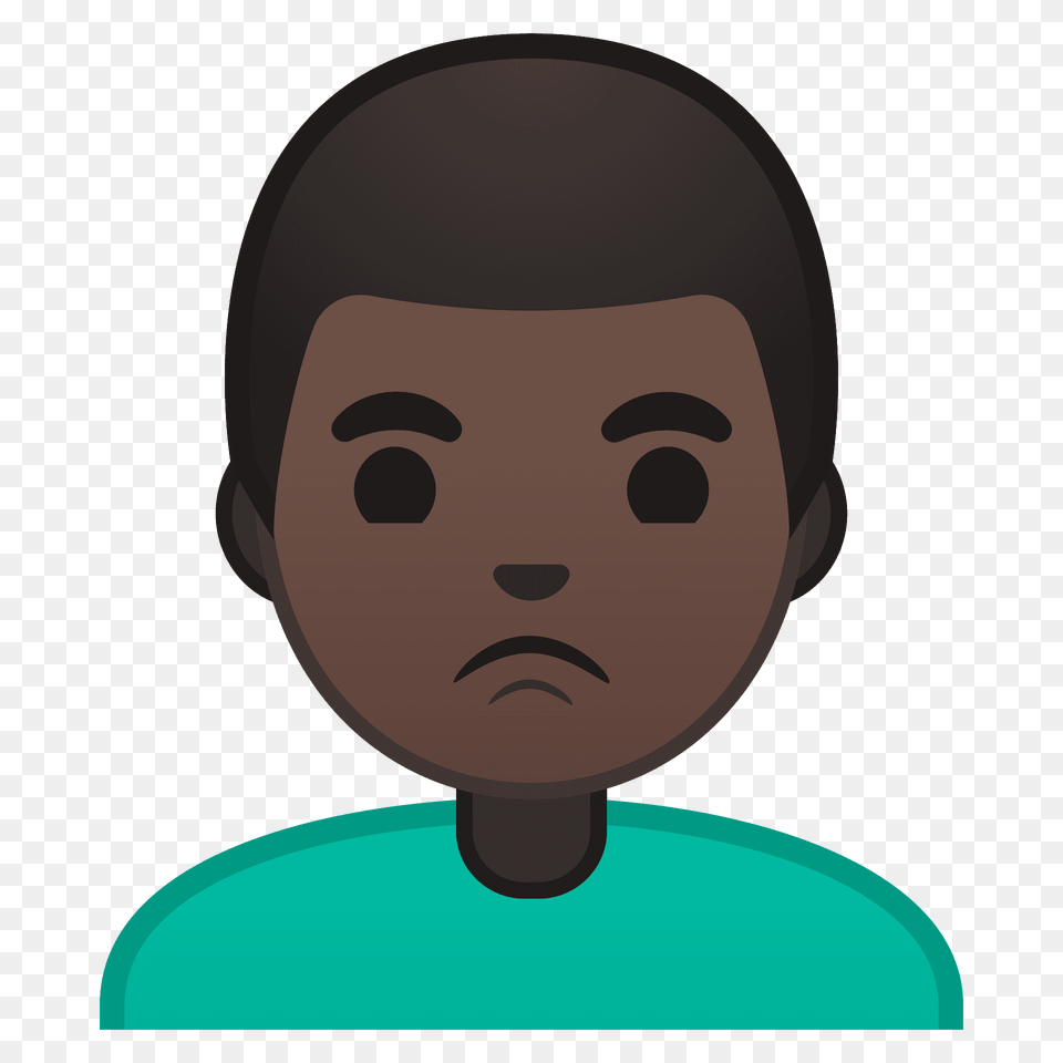 Man Pouting Emoji Clipart, Face, Head, Person, Photography Free Png Download