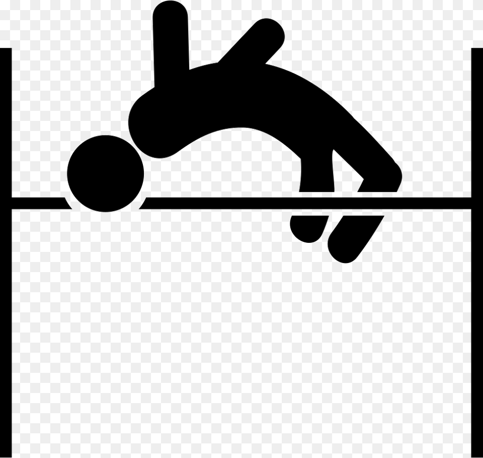 Man Practicing High Jump Comments Dibujo De Salto De Altura, Person, Sport, Track And Field, Acrobatic Png