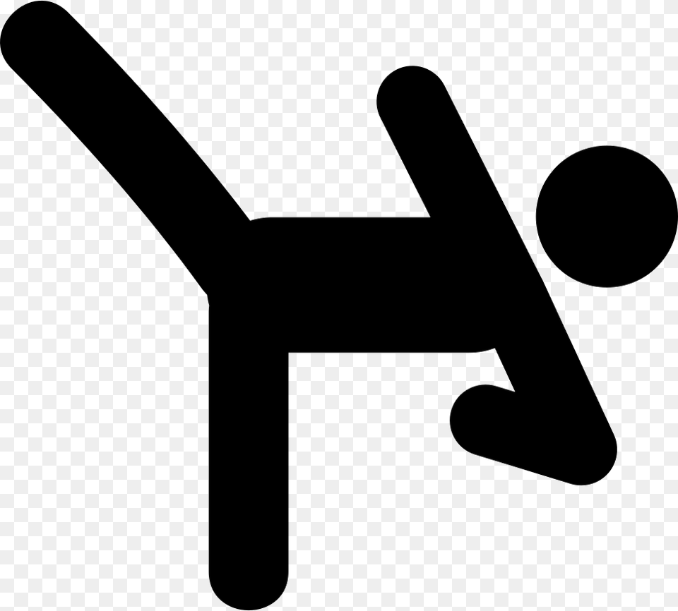 Man Practicing Martial Arts Martial Arts Fight Icon, Sign, Symbol, Appliance, Blow Dryer Free Png