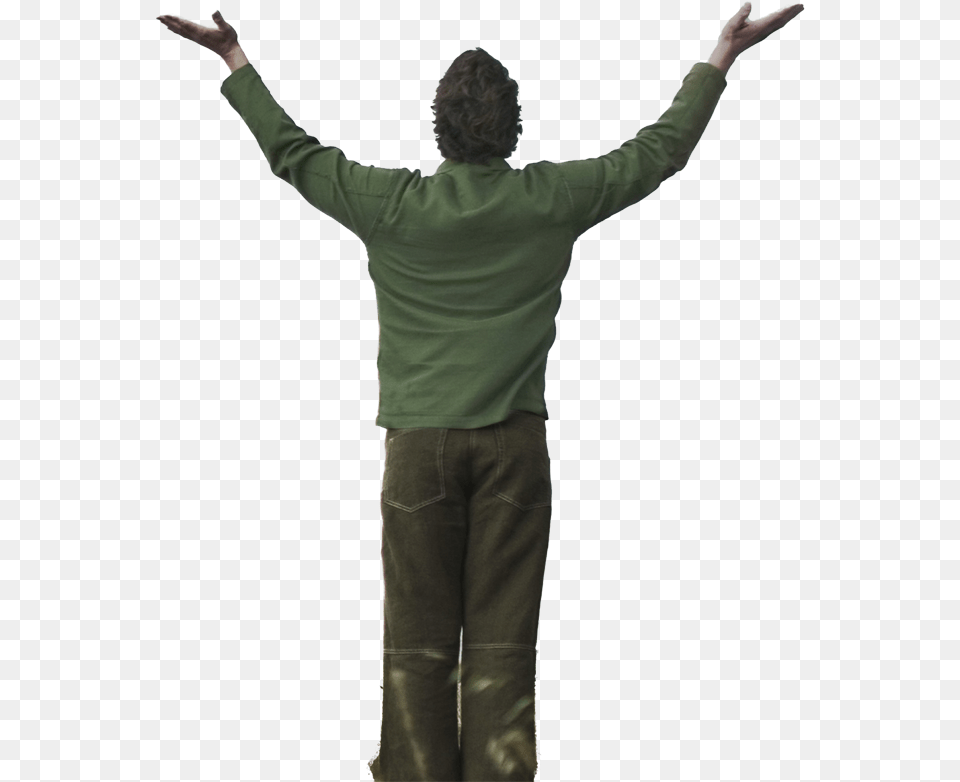 Man Praise1 Hot Dogs Saved My Life, Triumphant, Sleeve, Person, Long Sleeve Free Png Download